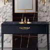 5pcs 128mm Handles for Chest of Drawers Gold, Pull Handles