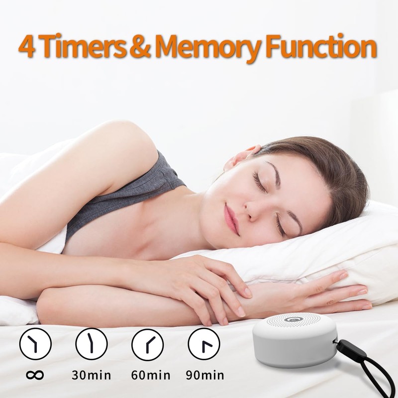 Sleepbox Sleep Sound Machine Portable Noise Machine with 30 Soothing