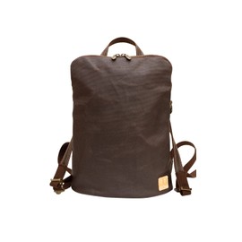 Koshibu kiki-51G Men's Backpack, Small, Thin, Lightweight, Made in Japan, Japanese Clothing, Persimmon Dyed, Kurashiki Canvas, Thin Gusset, Toyooka Bag, Dad, Birthday, Present, Persimmon Shishi