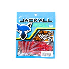 JACKALL Worm Weber Shrimp 2.8 Inch Salt Black Pork