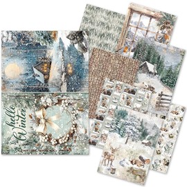Ciao Bella A5 Rice Paper Art Set - 8 Sheets Rice Paper (Forest Tales)