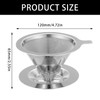 Coffee Filter, Reusable Coffee Filter, Stainless Steel Coffee Filter, Permanent