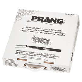 Prang Classic Art Markers, Classroom Pack, Washable, Bullet Tip, Assorted Colors, 96 Count