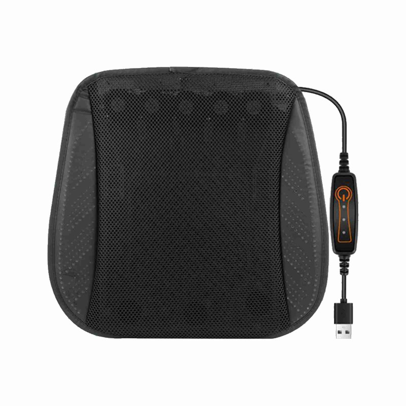 Ventilated Seat Cushion with USB Port, Summer Breathable Cooling Pad