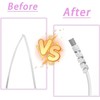 10 Pack Oxygen Tube Support Crimp Straightener, Oxygen Tubing Support