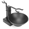 Naroote Soporte para Brocha de Afeitar de Acero Inoxidable