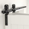 CCJH 5FT/60'' Bi-Folding Barn Door Hardware Sliding Track kit Heavy