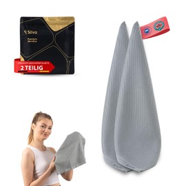 Silva Premium Quality Microfibre Cloths | Streak-free Bath Cleaning Cloths | Cleaning Cloths for Baths, Sinks, Bathtub | Thickened Magic Bath Towel, Cleaning Cloth, Pack of 2