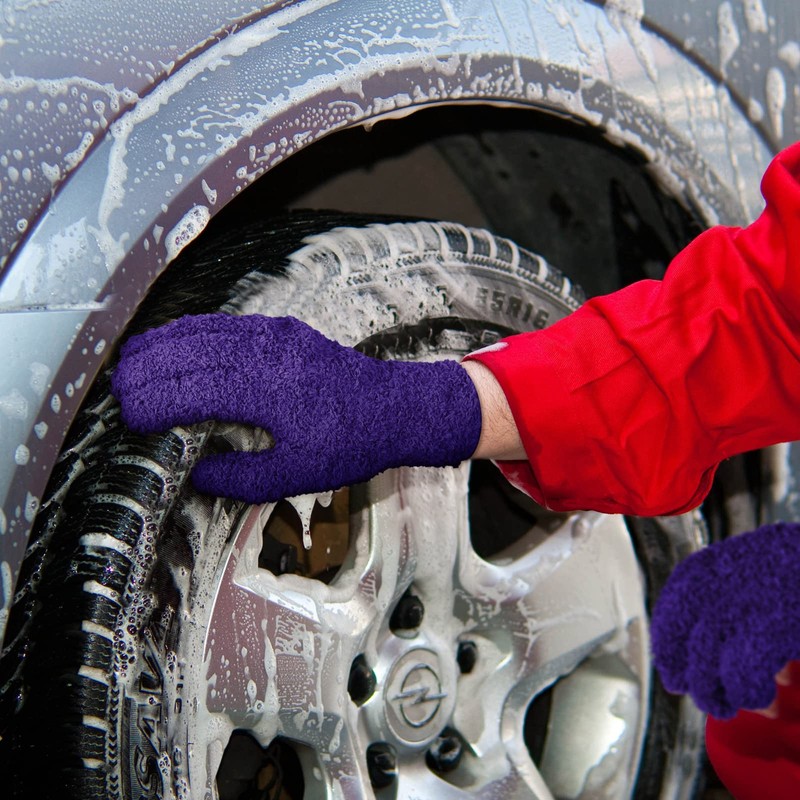 4 Pares Guantes de Microfibra para Quitar Polvo Guantes de