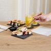 Restaurantware Slate Mini Appetizer Plates 10 Pack of 6 x