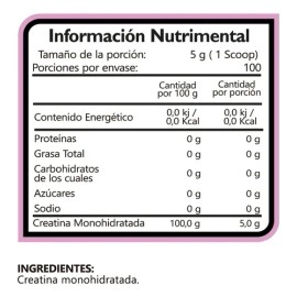 Bhp She Fit Women Creatina 100 Serv Sabor Sin sabor                                                                                                   