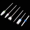 6 pcs juego de brocas ceramica para manicura y pedicura