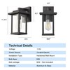 Outdoor Wall Light Fixtures, Modern Exterior Wall Mount Lanterns, Outside