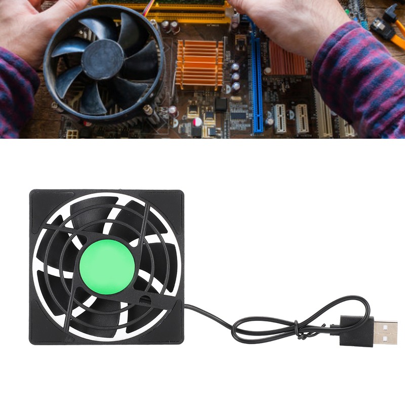 2pcs MINI Radiator Fan Player Box PC Router TV BOX