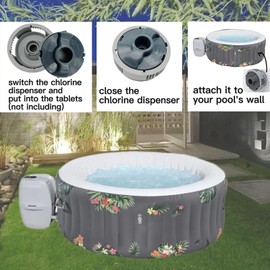Chemical Dispenser for Lay Z Spa Hot Tub System Replacement P05345 P03821