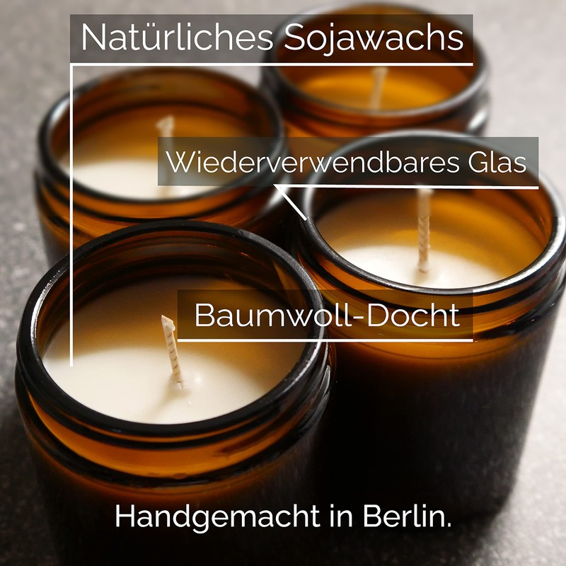 Lustige Duftkerze mit Spruch für Mama & Papa | Handgemacht