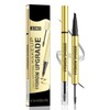 Weixinbuy 2-IN-1 Microblading Eyebrow Pen Long-lasting, Waterproof Eyebrow Pencil Dual-Ended