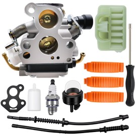 Dakule Carburetor Kit 506450501 Compatible with Husqvarna 435 440 135 140 and Jonsered CS2240 Chainsaws Replace OEM C1T-EL41 C1T-EL41A with Air Filter Fuel Line Spark Plug and Tool