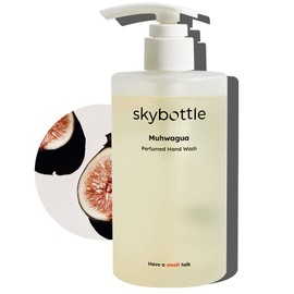 skybottle Mild Softening Liquid Hand Soap with Pump Dispenser for kitchen or bathroom, Moisturizing Hand Wash for Dry Skin, Perfumed with Fig Fruit Woody Scent, 10.1 Fl. Oz