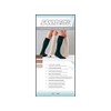 SANYLEG 41222 Gambaletto Cotone Unisex, Media Compressione, L, Nero
