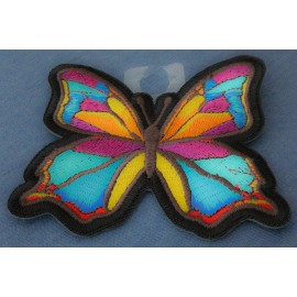 Ivamis Butterfly Iron on Patch - 3.2x3 inch - P7389