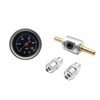 1/8"NPT Back Mount, Fuel Pressure Gauge Glycerin Filled,1-1/2" Dial Size,