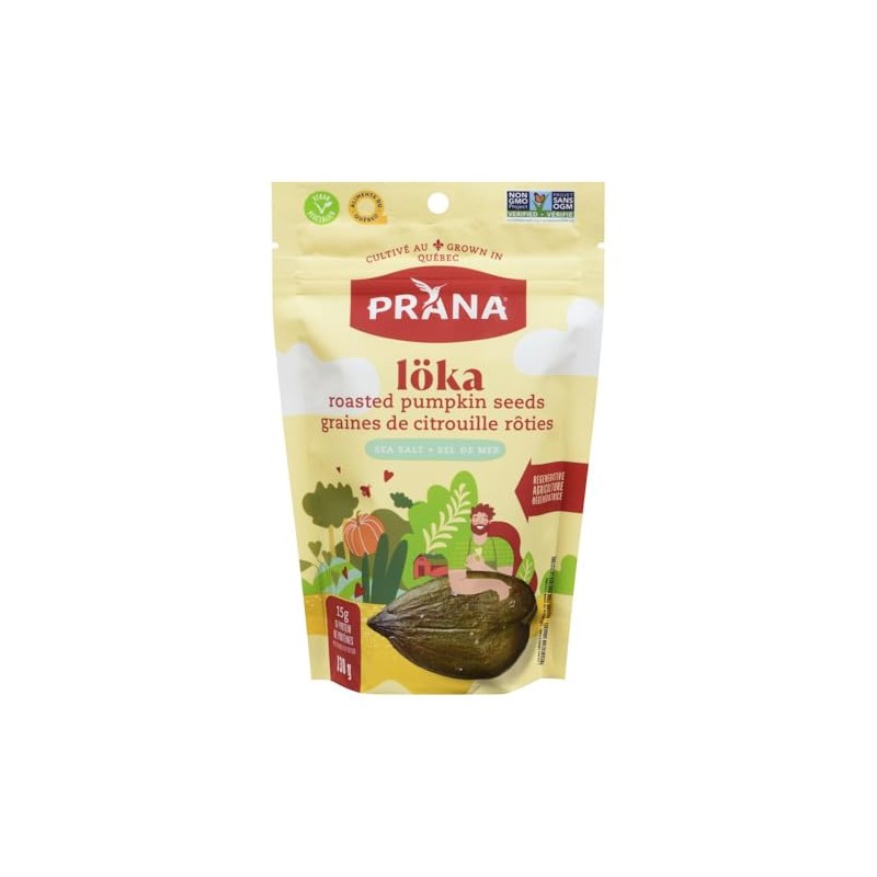 Prana - Loka-Roasted Shelled Pumpkin Seeds-Seasalt