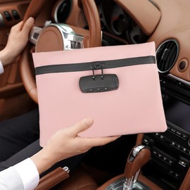 Travel Lock Bag, Locked Bag, Theft-Proof Portable Waterproof Pouch Storage Container for Travel Camping Gym Dorm Home School Office