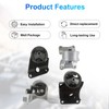 ZumuraAuto Set of 4 Transmission Engine Motor Mount, Compatible with