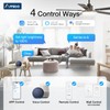 Amico 52 Inch Smart Ceiling Fan with Lights, Remote/App/Alexa/Google Control,