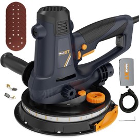 MAXXT Handheld Drywall Sander 810W, Electric Sander for Walls,Rough and fine Sanding, 1500-2800RPM Variable Speed, Upgraded Pad, Adjustable Suction, Self-Dust-Extraction (120, Volts)
