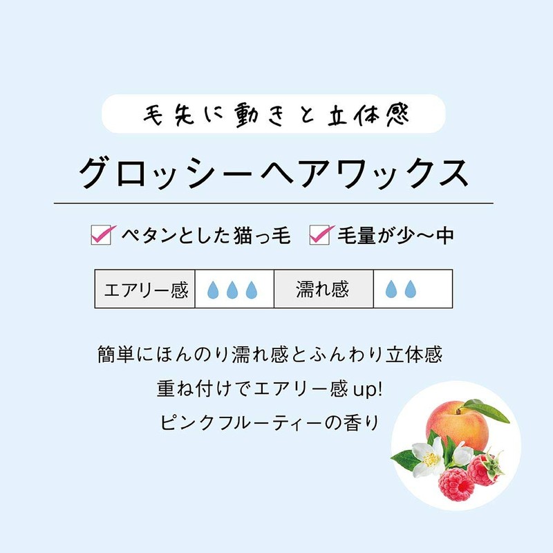 Cosmetex Roland Airy & Easy Glossy Hair Wax, 3.5 oz