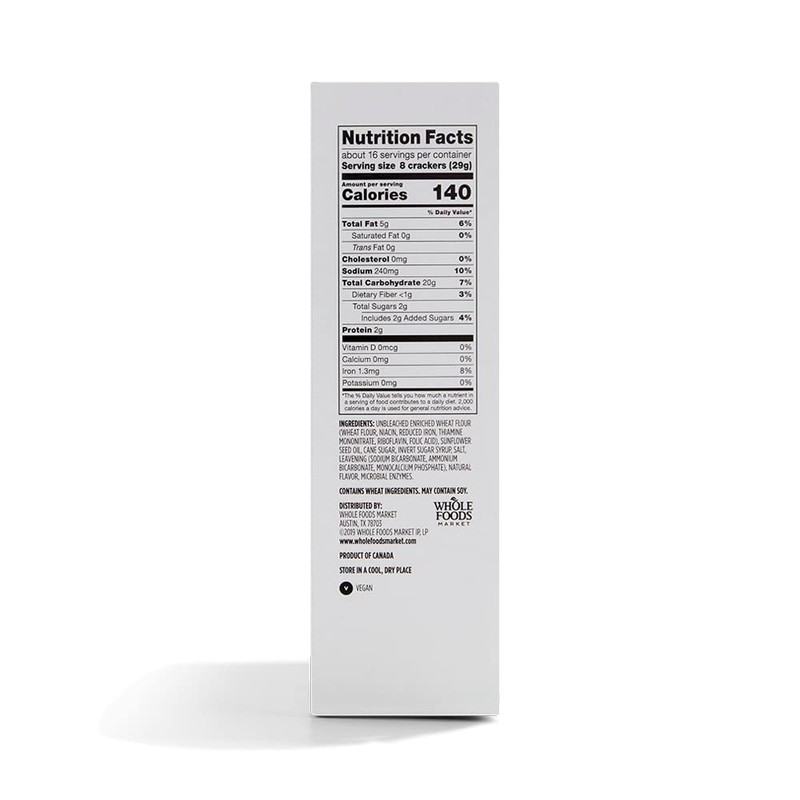 365 by Whole Foods Market, Natural Buttery Flavor Snack Crackers,