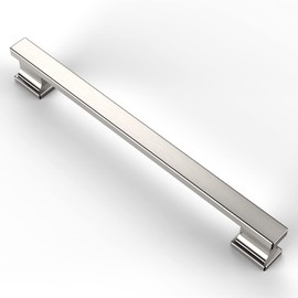 Asidrama 6 Pack 6.3 Inch(160mm) Brushed Satin Nickel Kitchen Cabinet Handles, Cabinet Pulls Kitchen Cabinet Hardware for Cupboard Drawer Pulls