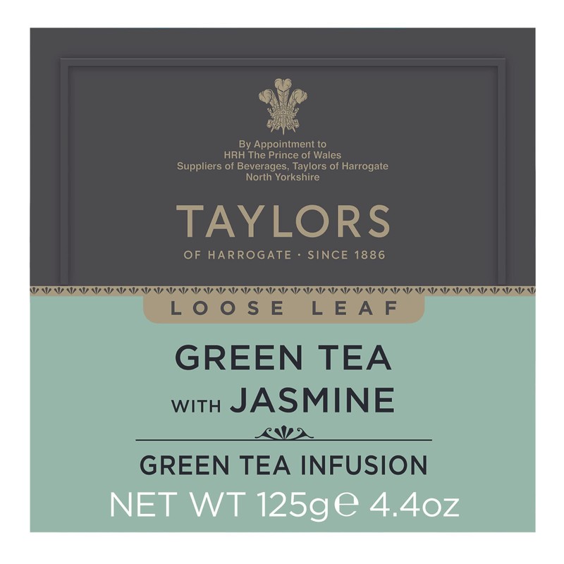 Taylors of Harrogate Green Tea with Jasmine Loose Leaf, 4.41