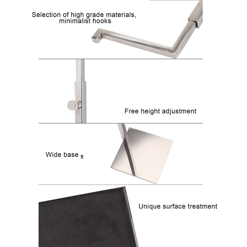 Bags Display Rack Stylish Multifunctional Stainless Steel Handbag Display Holder