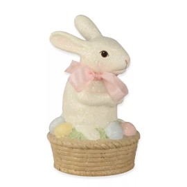 Bethany Lowe Bunny on Egg Basket