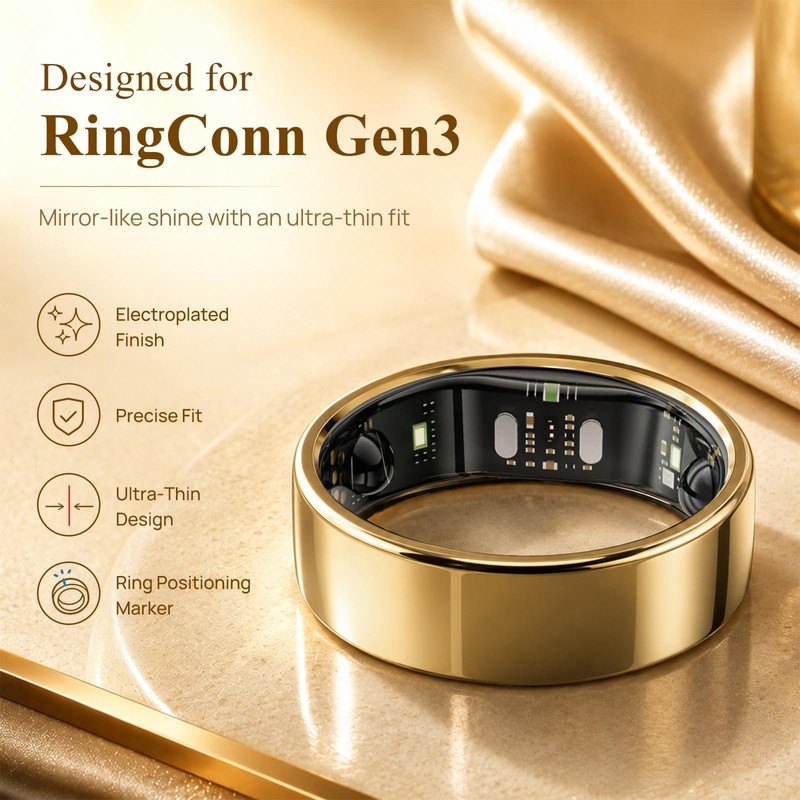 3 Pack Ring Cover Compatible with RingConn Gen 3, Ultra