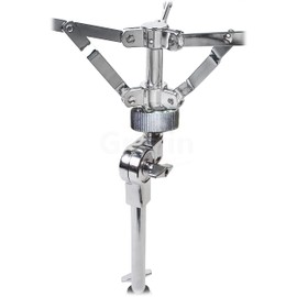 Snare Stand & Drum Throne 2-PACK Set by GRIFFIN | Percussion Chrome Hardware Kit & Double Braced Light-Weight Mount for Standard Snares, Tom-Toms & Practice Pad | Slip-Proof Gear Tilter & Clamp Holder