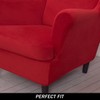 PENDEJATO Wing Chair Slipcovers, 2 Piece Stretch Wingback Chair Cover