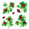 20 Napkins Clover Leaves and Ladybird Spring Summer Happiness 33