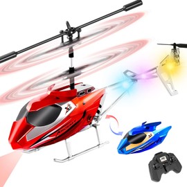 Remote Controlled Helicopter for Boys and Adults Double Head Replacement 2.4G RC Helicopter Toy 3.5 Channels Positioned Height Aeroplane Christmas and Birthday Gifts for Children from 6 Years
