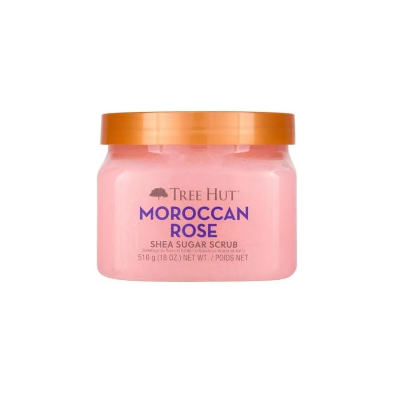 TREE HUT, Moroccan Rose Shea Sugar Scrub, Exfoliante Corporal de