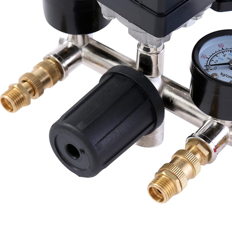 ORAZIO Air Compressor Pressure Control Switch with Twin Outlets and