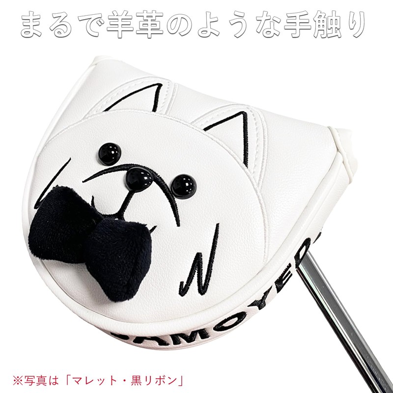 Golf Headcover Putter Mallet Cover Pin Type Golf Headcover Single