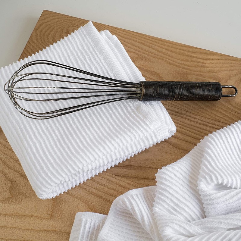 Now Designs 197545a Ripple Towel, Set of 2 (White)