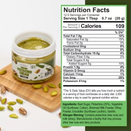 Eastanbul Pistachio Cream, 8.8oz, Pistachio Butter, Turkish Pistachio Cream