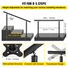 VEVOR Outdoor Stair Railing Kit, 5 FT Handrails 0-5 Steps,