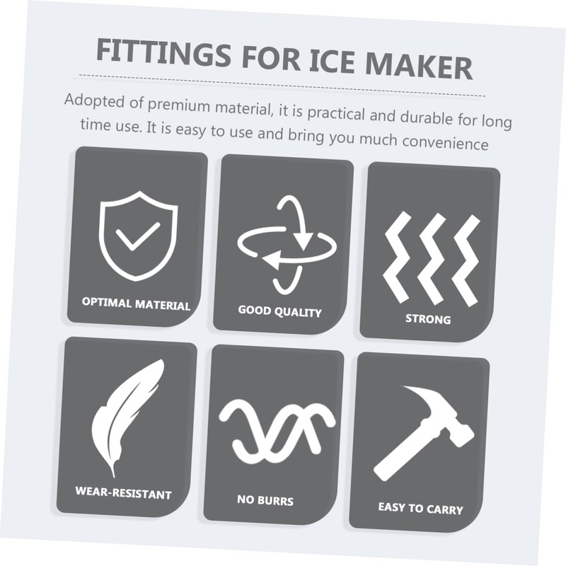Operitacx 1Set Ice Maker Water Line Connector Kit Ice Maker