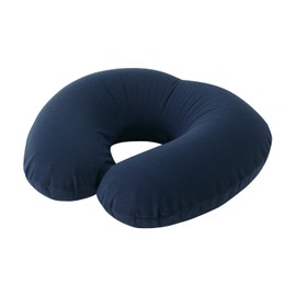 Marna (marna) fuu Neck Pillow (Inflates in One Breath / One Hand Size / Washable) Neck Pillow Compact Air (Travel / Airplane / Car Etc) Neck Pillow Navy S490NV